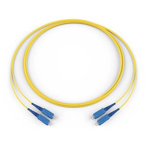 Corning 585802R5131002M | Fiber Optic Jumper, 2 F, SC to SC, Zipcord Cable, Riser, 2.9 mm legs