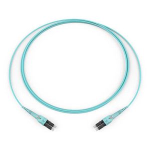 Corning 797902QD820030F | Standard LC Uniboot MM / Standard LC Uniboot MM, OM4 50um, 2F, DFX 250 Plenum, Standard Aqua Jacket 30 Feet