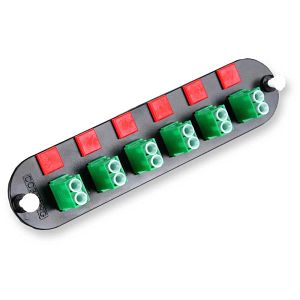 Corning CCH-CP12-KD | Closet Connector Housing (CCH) Panel, Keyed-Keyed LC Adapters