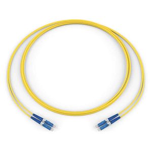 Corning 040402G5116003M | Fiber Optic Jumper, 2 F, LC Duplex to LC Duplex, Zipcord Cable, Riser, 1.6 mm legs