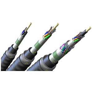 Corning 012EUZ-T4101DAN | Industrial LSZH Tray-Rated, Loose Tube, Gel-Free, Interlocking Armored Cable