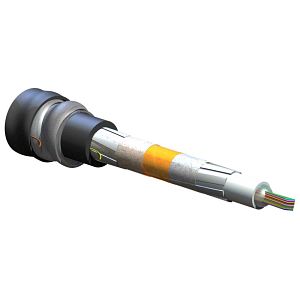 Corning 144ECF-14101-A1 | FREEDM Ribbon Interlocking Armored, Gel-Filled Cable, Riser