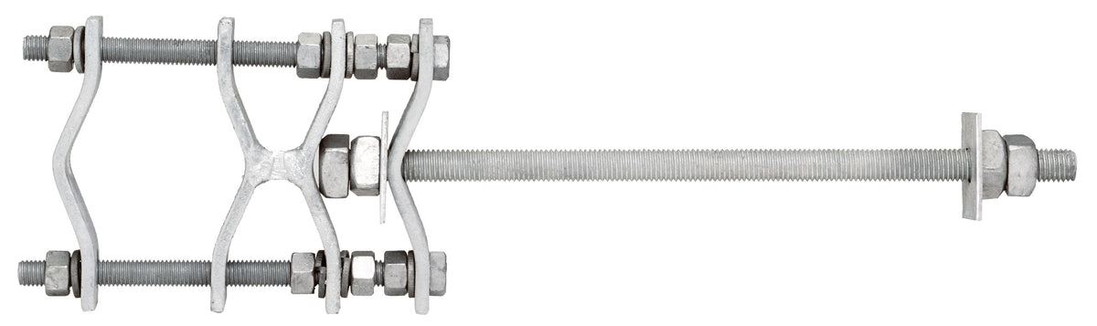 Commscope DB365W | Pipe/Wall Mounting kit for 2.8 in (69.9 mm) OD round members. For mounting antennas to a wood pole or masonry all up to 10 inches in thickness.