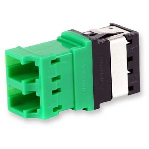 Corning ADP-KDLC-CCGRF-CLX | Fiber Optic Adapter, LC Duplex, Keyed/Non-Keyed