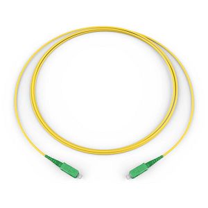 Corning 444401R3116002M | Fiber Optic Jumper, 1 F, SC APC to SC APC, Tight-Buffered Cable, Riser, 1.6 mm