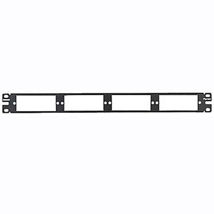 Panduit CFAPPBL1 | Opticom Fiber Patch Panel, Flat, Black, 1 RU
