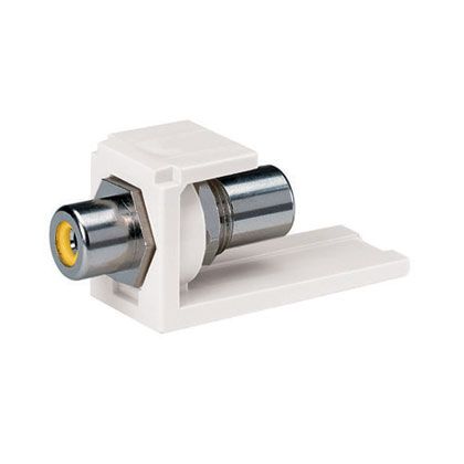 Panduit CMRPYIW | CouplerModule, RCA, PT, BU Insert, AW, EA