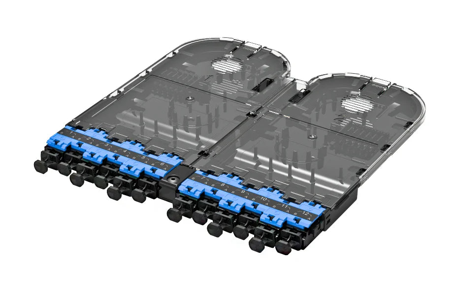 Commscope EHDFT00LCSM0000 | EHD Singlemode, 24 port LC field term splice cassette