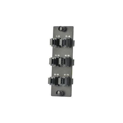 Panduit FAPV0612BLMPO | Opticom FAP, 6 Key-Up/Key-Down MPOs, Type A, Black, Vertical