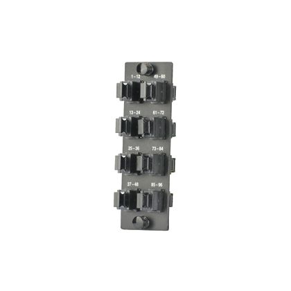 Panduit FAPV0812BLMPO | Opticom FAP, 8 Key-Up/Key-Down MPOs, Type A, Black, Vertical