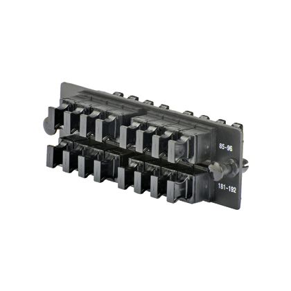 Panduit FAPH1612BLMPO | Opticom FAP, 16 Key-Up/Key-Down MPOs, Type A, Black, Horizontal