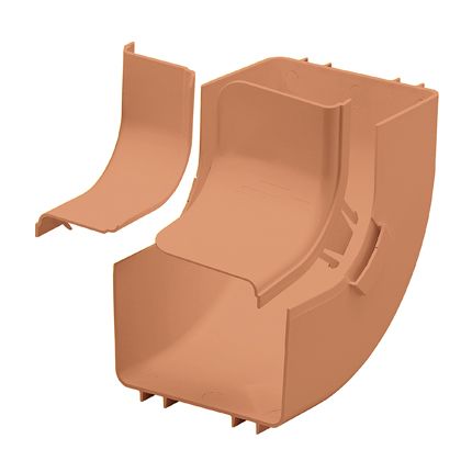 Panduit FRIVRA6X4OR | FiberRunner Angled Fitting Cover