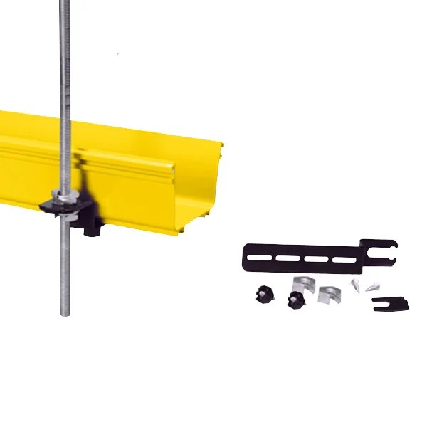 Commscope FGS-HETR-5/8-A | FiberGuide Modified Existing Threaded Rod Bracket Kit, 5/8"in for 2x6, 4x4, 4x6in Systems