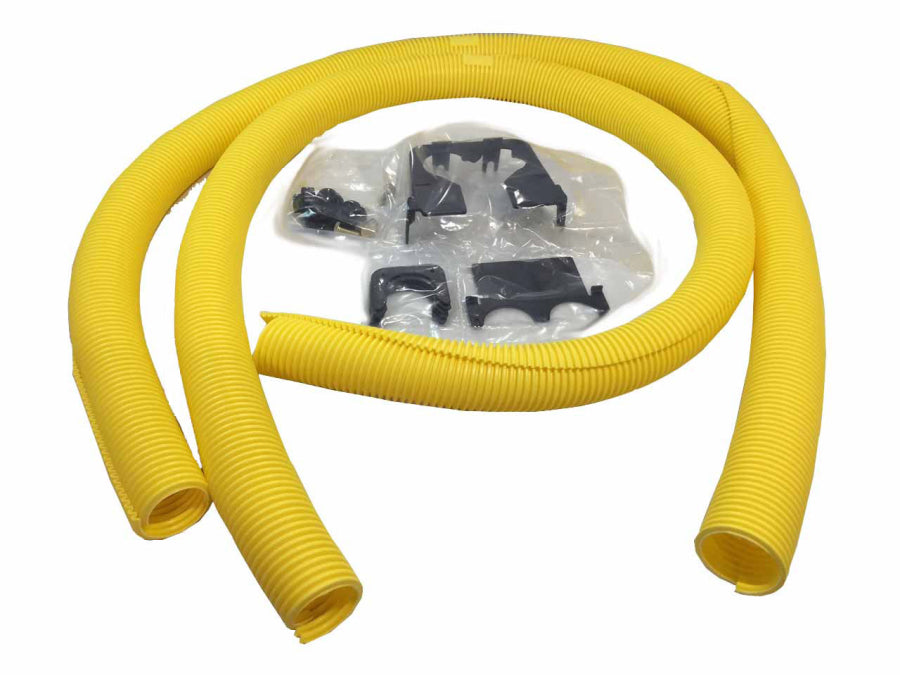 Commscope FGS-KT03-B-10F | FiberGuide Dual 2in Flex Tube Attachment, 4x6in, 10ft Length, Yellow