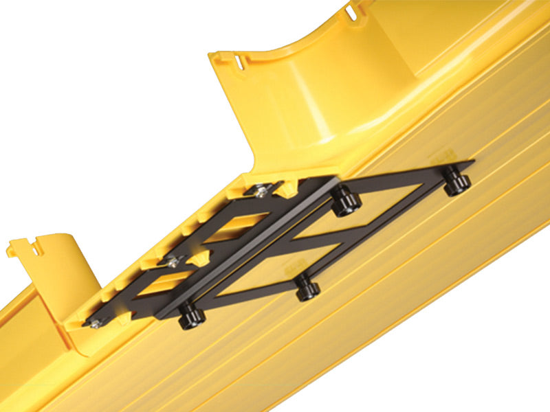 Commscope FGS-MHIS-F/H | FiberGuide 12in Cut-in T for 4x24in, Yellow