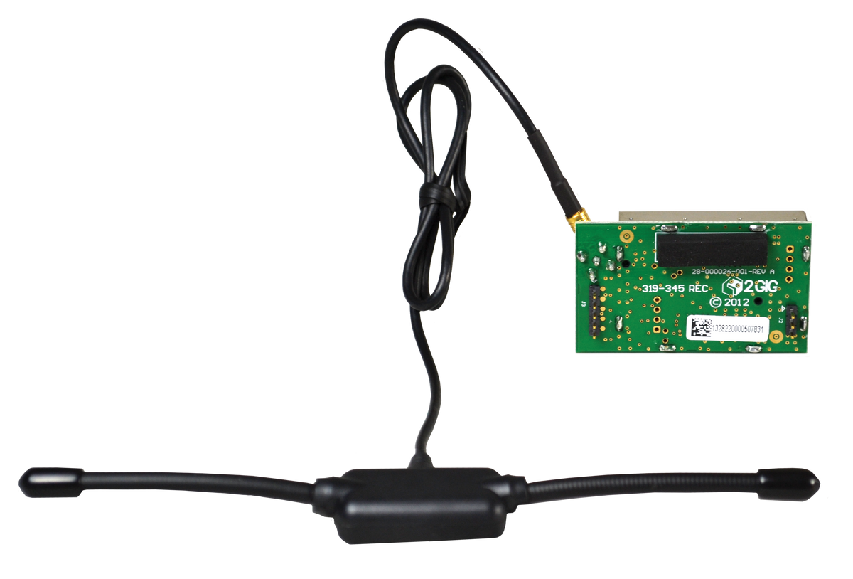 2GIG Technologies 2GIG-DREC2-319 | GC2/GC2e Receiver, for 319MHz & 345MHz sensors