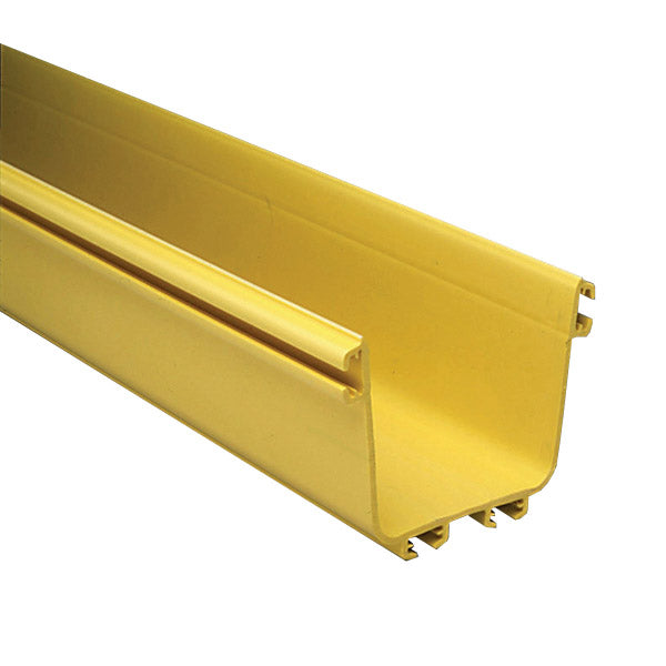 Commscope FGS-MSHS-A | FiberGuide Horizontal Straight Section, 4x4in, Yellow