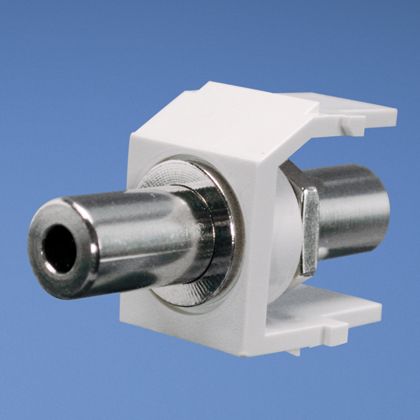 Panduit NK35MSCIG | NetKey 3.5MM Stereo Coupler Module, International Gray