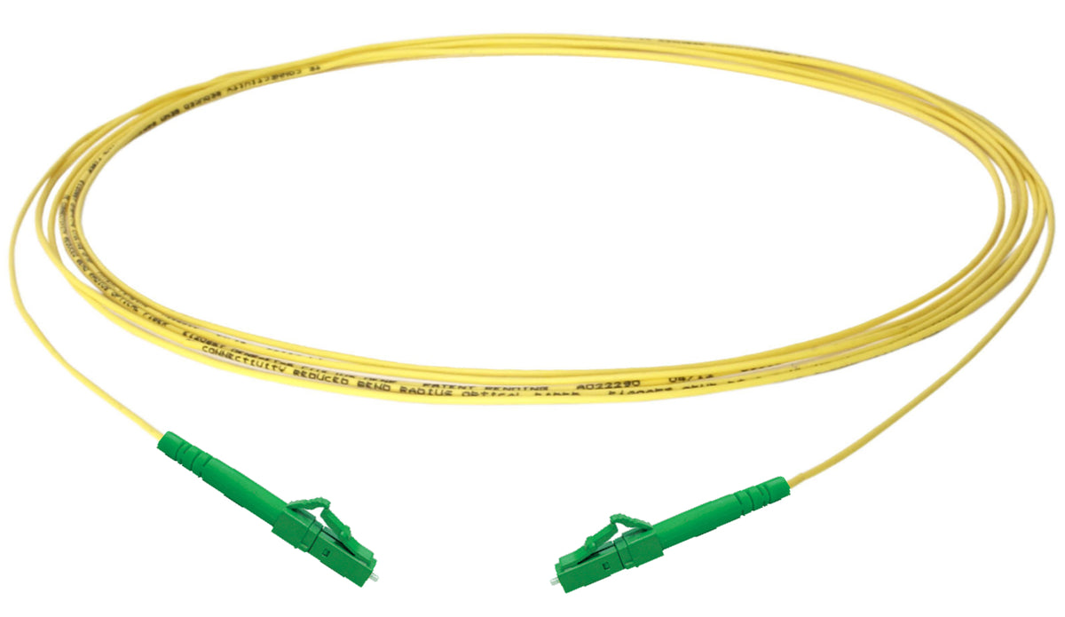 Commscope FPCA-MMYP009M | Fiber Optic Patch Cord, singlemode, 1.2 mm OFNP jacket, LC/APC-LC/APC, yellow | Cord Length - 9 M