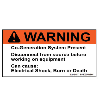 Panduit PPS0204WS001 | Safety Sign