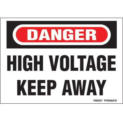 Panduit PPS0305D79 | High Voltage Sign