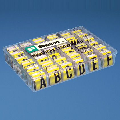 Panduit PRL100BY-18KIT | Reflexive Letters and Numbers