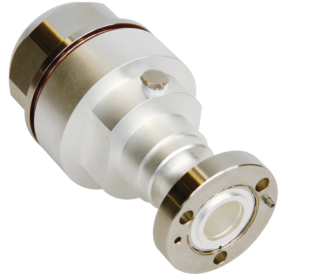 Commscope H7FB-014-S | 7/8 in EIA Female Flange with gas barrier for 1-5/8 in HJ7-50A air dielectric cable. Coupling Element, O-Ring, screw-set sold separately. Click-on: Related Products, Device connectors and Adapters