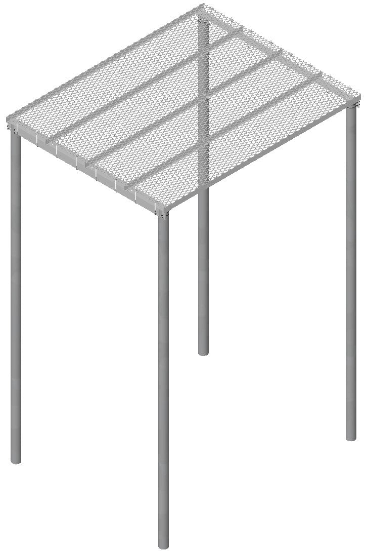 Commscope IC-0810-B | Ice Canopy, 8 ft x 10 ft, four 13 ft 4 in burial pipes