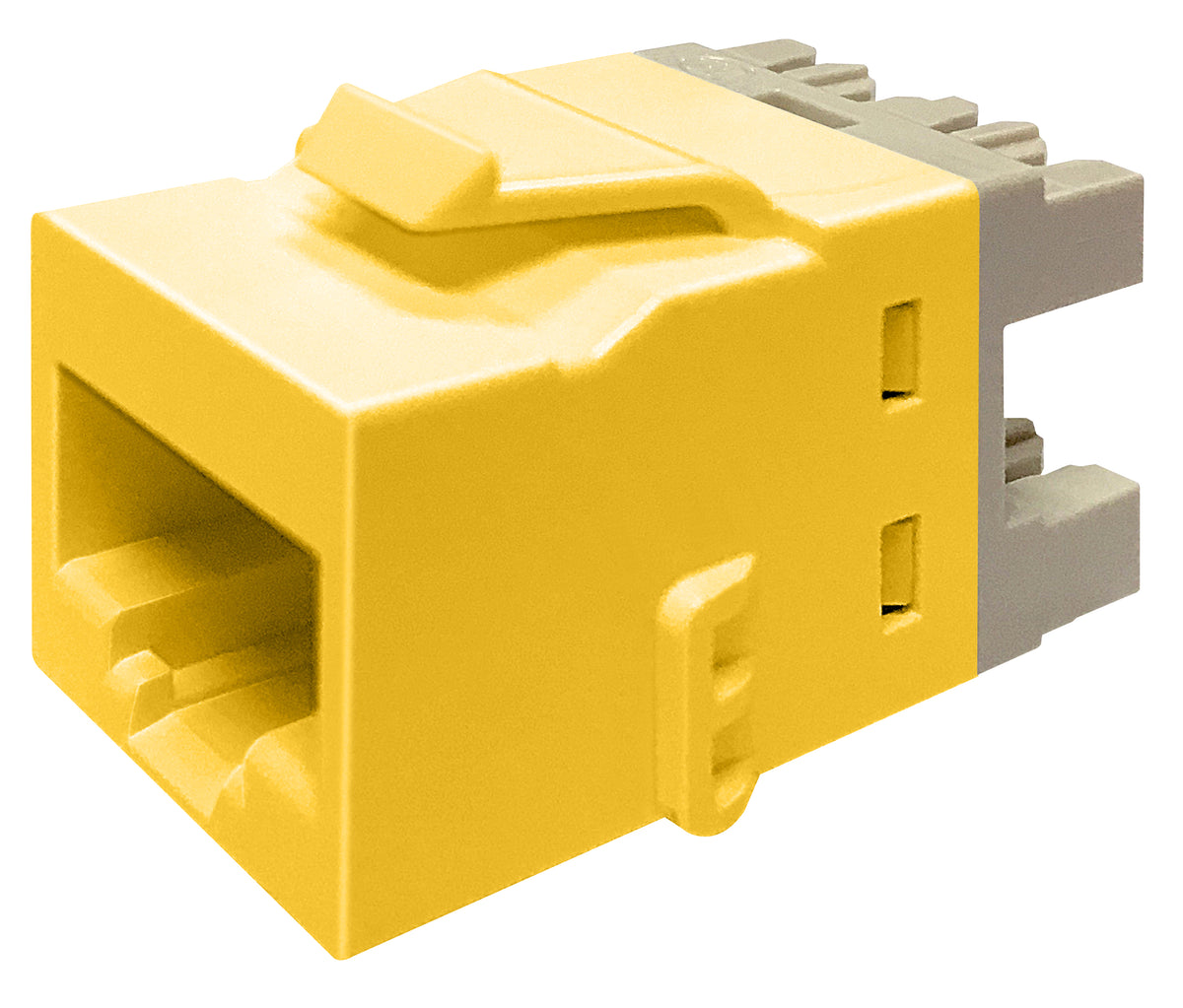 Commscope KJ510 JACK-YEL | KJ Series Keystone Modular Jack, 8-position, category 5e, unshielded UTP, yellow
