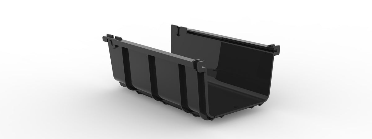 Commscope FGSB-MVAR-B | FiberGuide Expandable Straight Section, 4x6in, Black