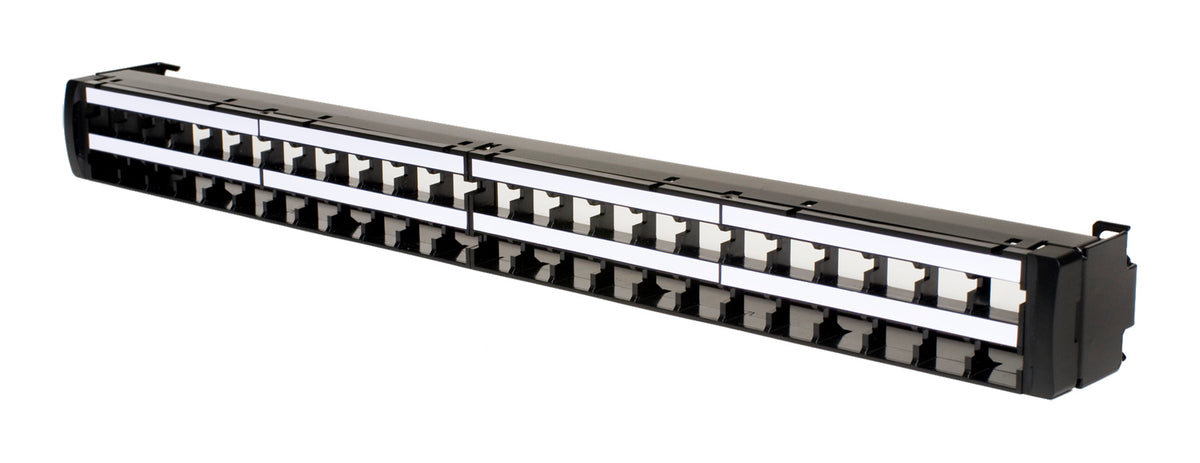 Commscope M4800-1U | M4800 1U Modular Panel, 48 port, for UNIPRISE UNJ Category 5e, 6A and 6 Jacks