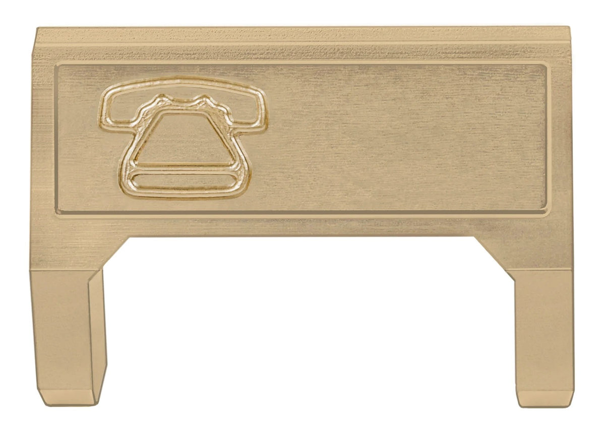 Commscope M60A-246 | M60 Telephone Information Outlet Icon Insert, ivory