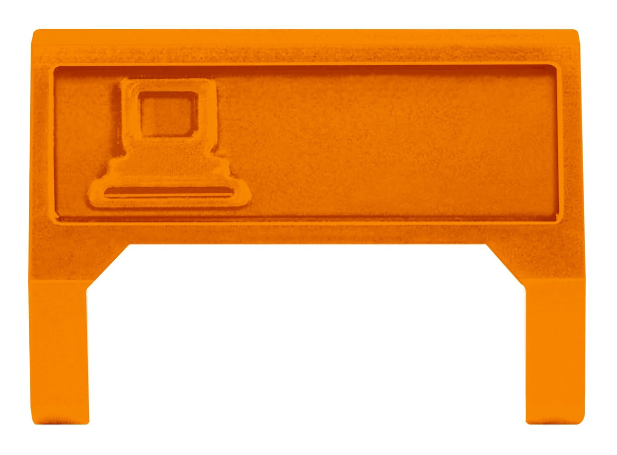 Commscope M60C-112 | M60 Computer Information Outlet Icon Insert, orange