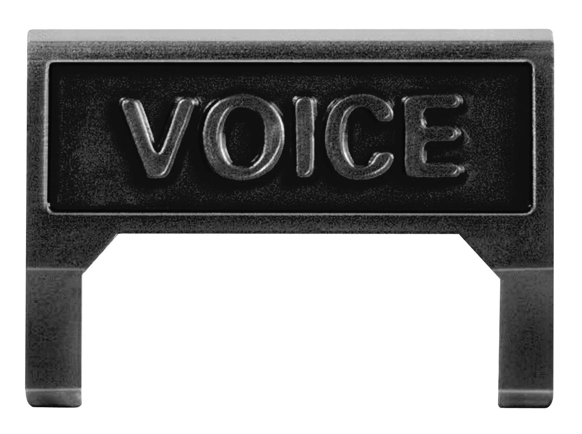 Commscope M60E-003 | M60 Voice Information Outlet Icon Insert, black
