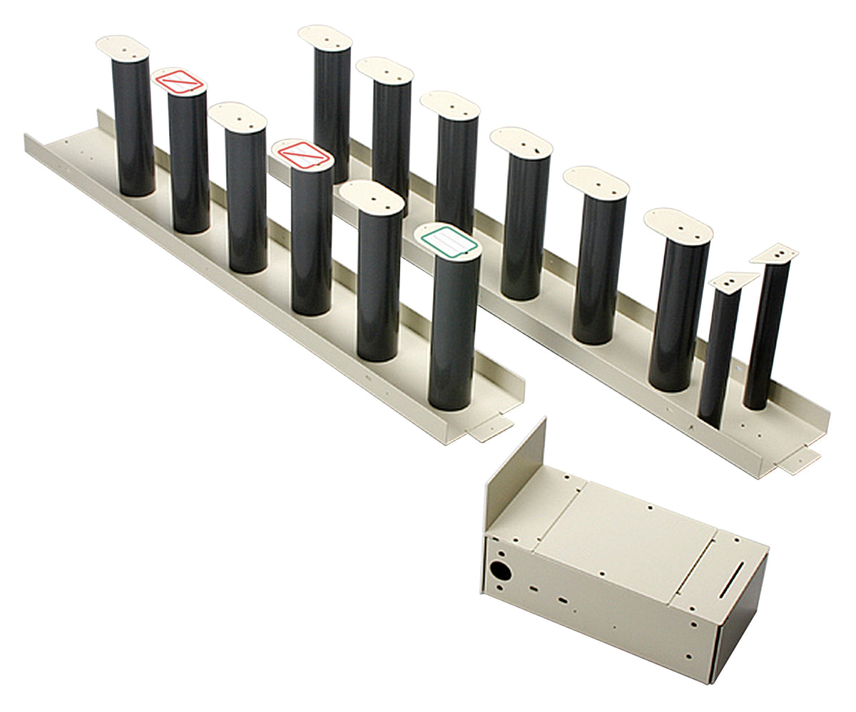 Commscope MX6-IMP150 | OMX Fiber Optic Interbay Management Panel, front facing, 150 mm wide