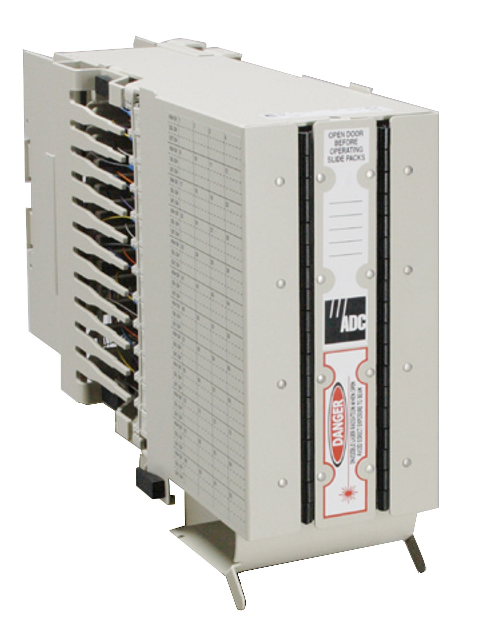 Commscope NGF-TB1CRU7 | Next Generation Frame (NGF) Fiber Termination Block, 96 SC/UPC, singlemode, right oriented, upward cable exit, putty white