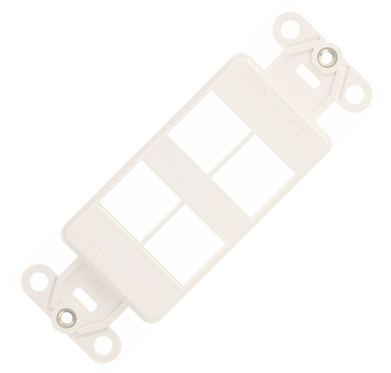 Commscope 1-1479504-3 | Mounting Strap, 4-ports, alphine white