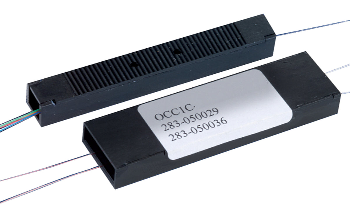 Commscope OCC1P-10400-NNNQNQA | OCC1P Wideband Splitter, planar, singlemode, 1 x 4, symmetrical split ratio, 0,250 mm cable, light duty housing
