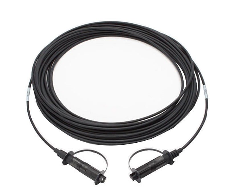 Commscope FHD-HH1B-0400F | Fiber Optic Drop Cable Assembly, hardened full-size to hardened full-size, locatable flat | No Spool | Cable Assembly Length - 400 Ft