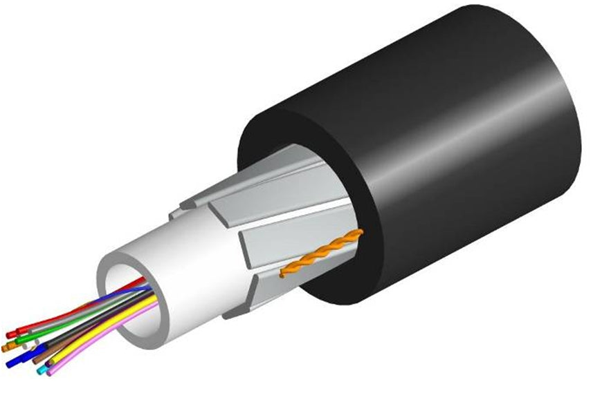 Commscope Z002DN8WF02BK/D | TeraSPEED Indoor/Outdoor Low Smoke Zero Halogen Single Jacket All-Dielectric Arid-Core Drop Cable