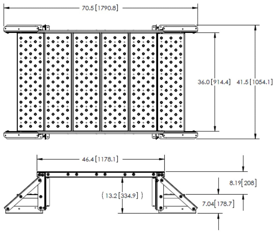Commscope RT-ST | Rooftop Cable Tray Step Over