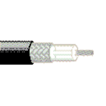 Belden 9252 010500 | 50 Ohm, 22 AWG Stranded TC, TC Braid, Non-contaminating PVC Jacket, Commercial Non-QPL Product.