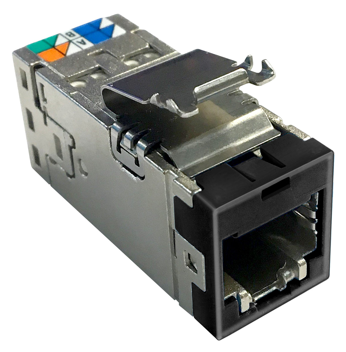 Commscope USL600-SHLD, BLK | Uniprise SLX Series Modular Jack, category 6, shielded , 4 Pair, without dust cover, black