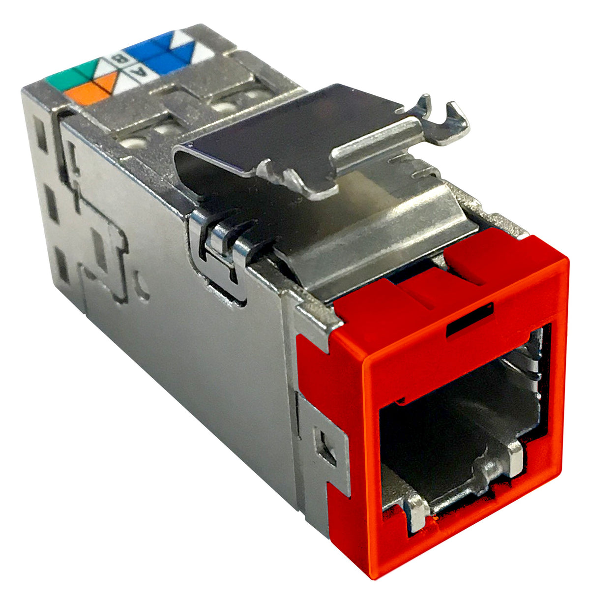 Commscope USL600-SHLD, RED | Uniprise SLX Series Modular Jack, category 6, shielded , 4 Pair, without dust cover, red