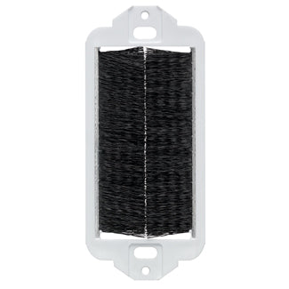 Leviton 41075-DBE | Decora Brush Passthrough Insert, Black