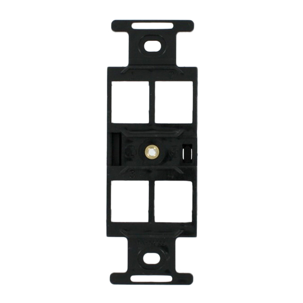 Leviton 41087-2TP | QuickPort Duplex Type 106 Insert, 2-Port, Light Almond
