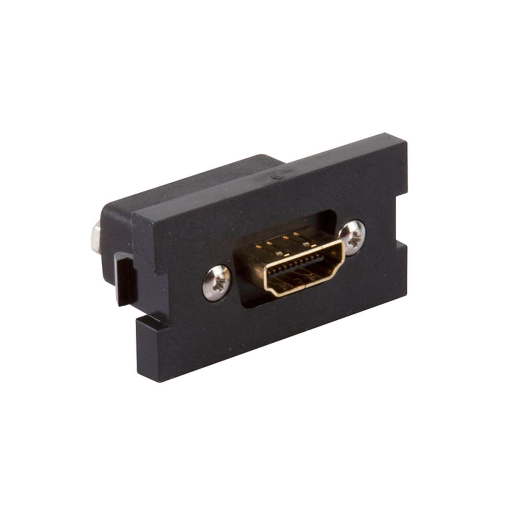 Leviton 41290-HDE | HDMI Feedthrough MOS Module, Black
