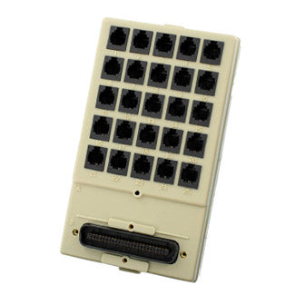 Leviton 41297-XL3 | MOS XLR Connector, 3-Pole, 1.5 Units High, Screw Terminal (must be installed in MOS Passthrough Module 41297-2Px)