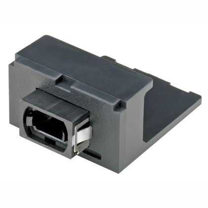 Panduit CMMPOBLBL | Mini-Com Black MPO, Simplex, Method A, Black Module Adapter
