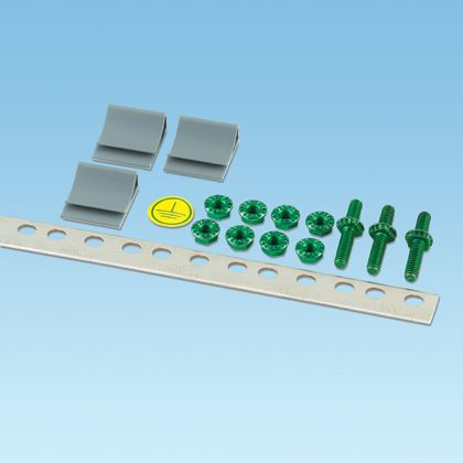Panduit RGS134C-1 | Grounding strip; 78.65" (2m) length; .67" (17mm) width; .05" (1.27mm) thickness